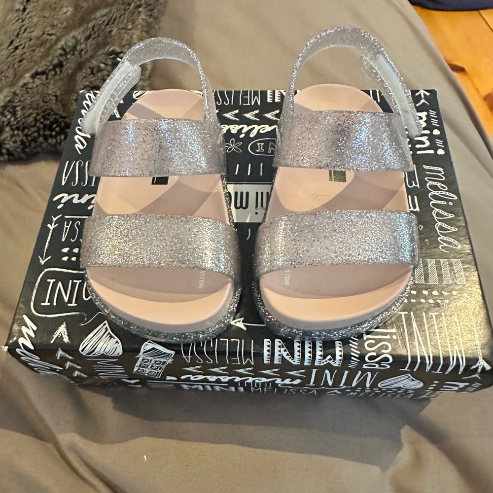 Brand new, never worn sandals